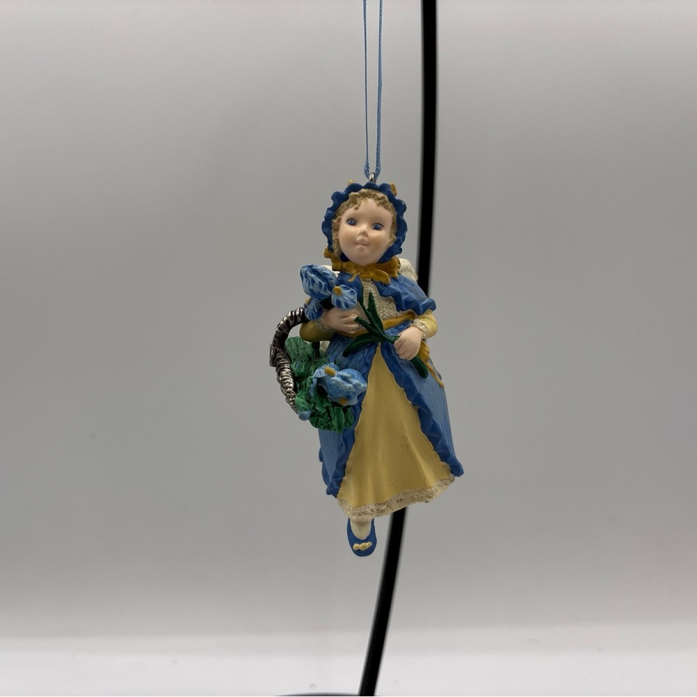Hallmark Keepsake Ornament Dated 1998 Iris Angel 3rd In The Language Of Flowers